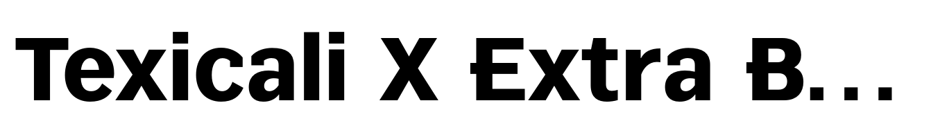 Texicali X Extra Bold